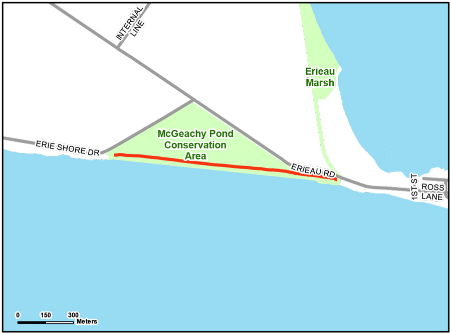 Map of McGeachy Pond Conservation Area Trail
